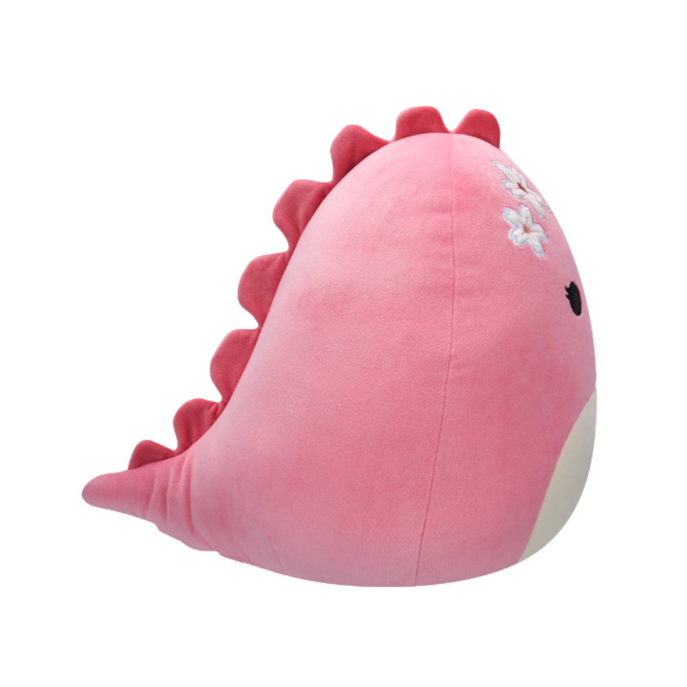 Squishmallows - Moira Dinosaur With Sakura Flowers Plush Toy - 30cm - Pink