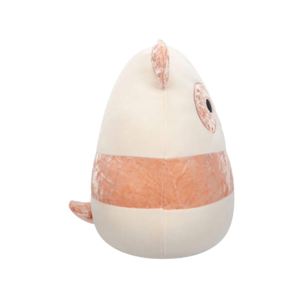 Squishmallows - Velvet Panda With Peach Stripe Plush Toy - 30cm - Light Peach