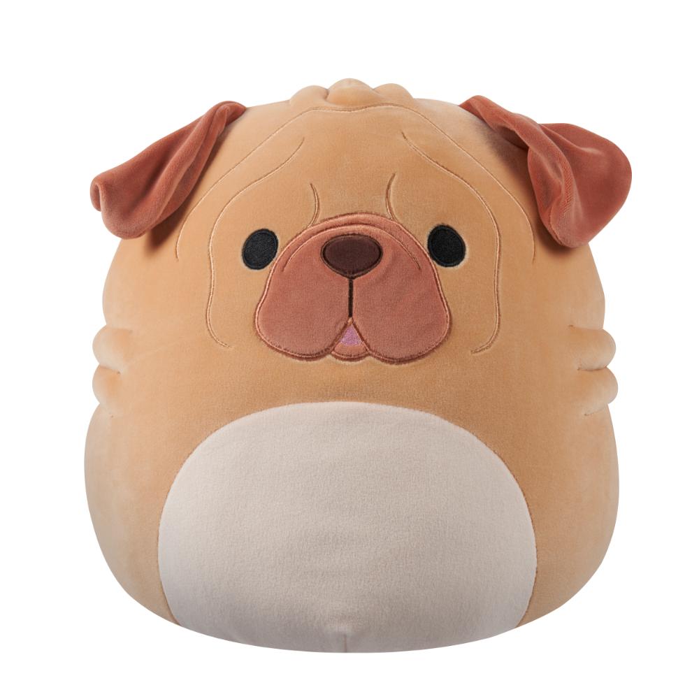 Squishmallows Morton Shar Pei Plush Toy - Brown - 30.48 cm