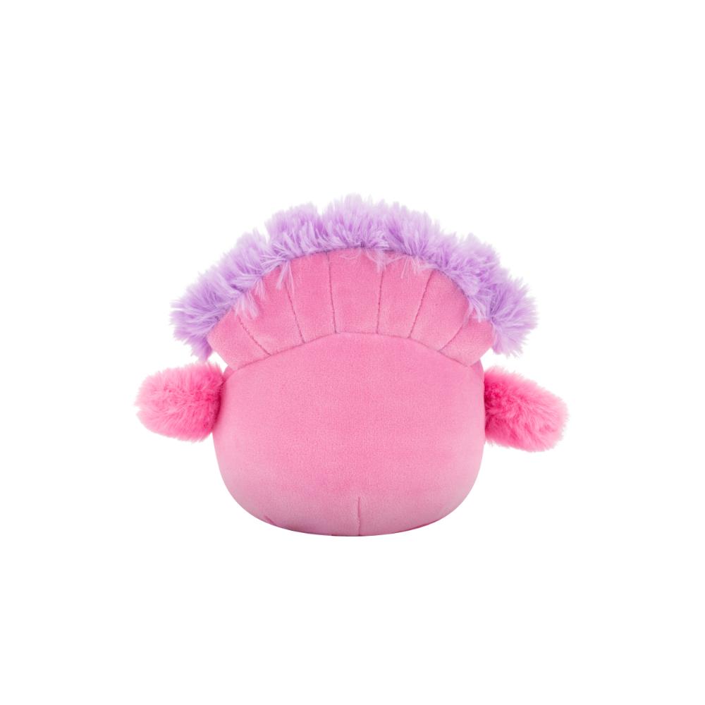 Squishmallows Sweetpea Peacock Plush Toy - Pink/Purple - 12.7 cm