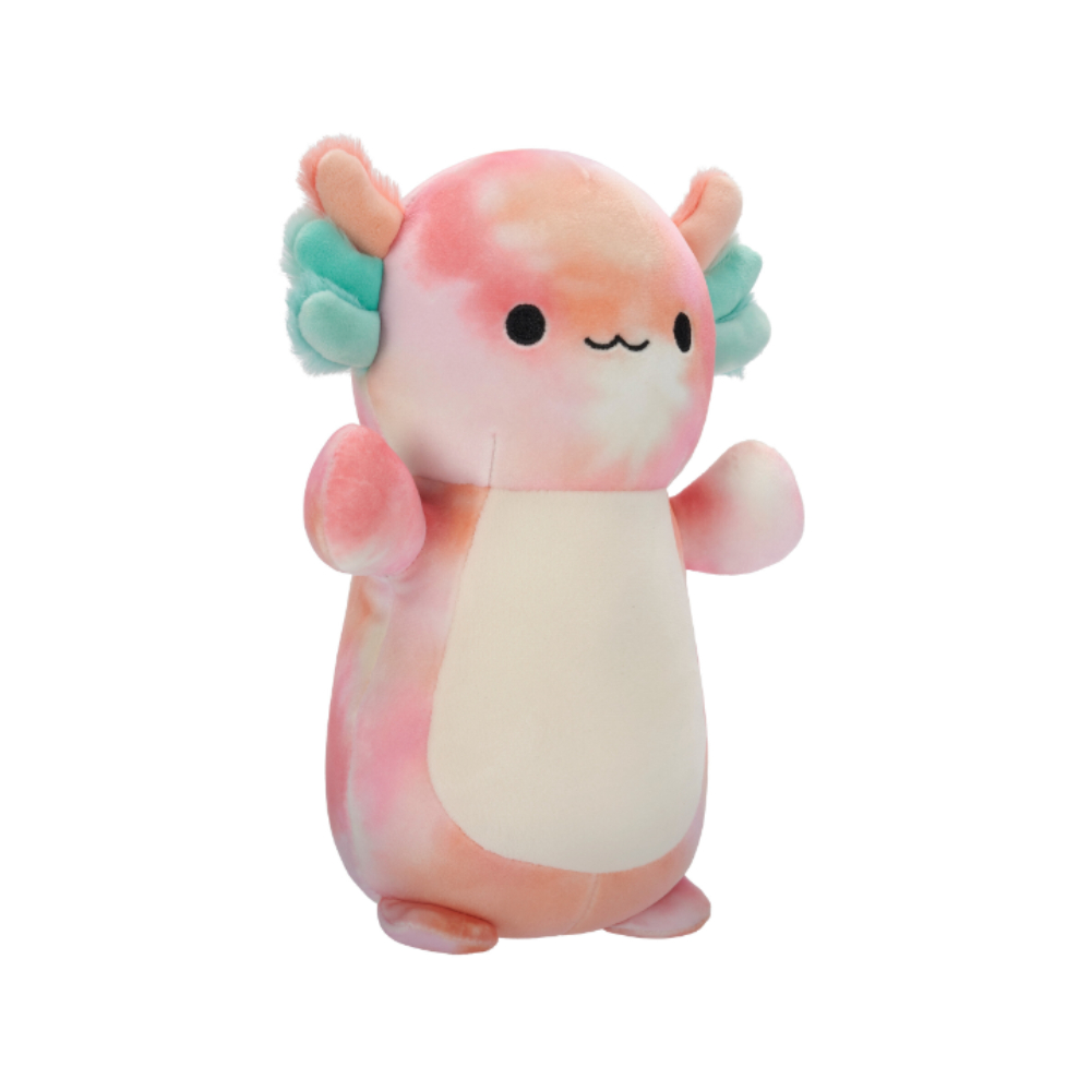 Squishmallows - Tie-Dye Axolotl Hugmee Plush Toy - 25.4 cm