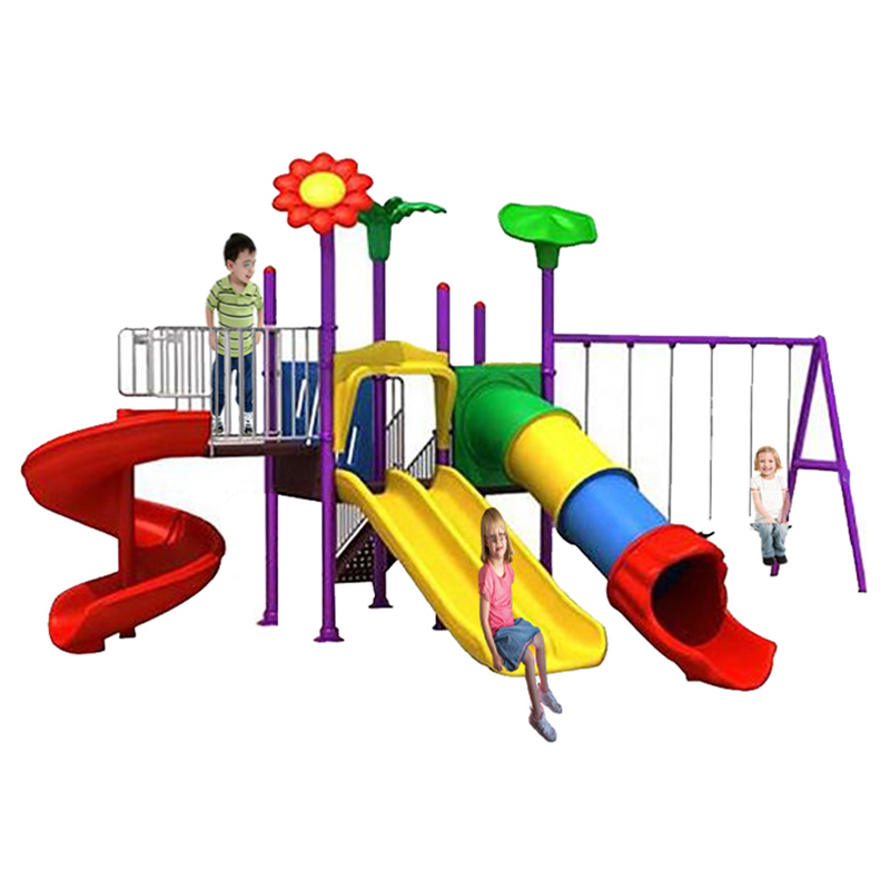 Megastar - Miracle Garden Dual & Single Slides With Swings