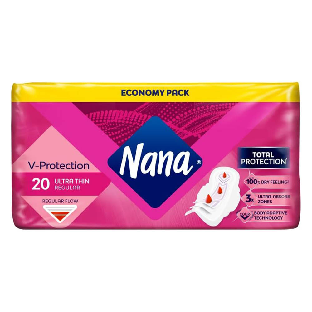 Nana - Ultra Thin Regular Sanitary Pads - Regular Flow