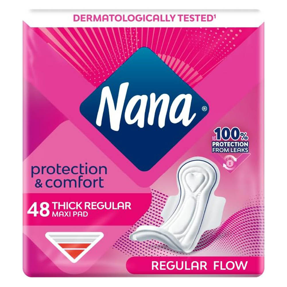 Nana - Maxi Thick Sanitary Pads - Regular Flow
