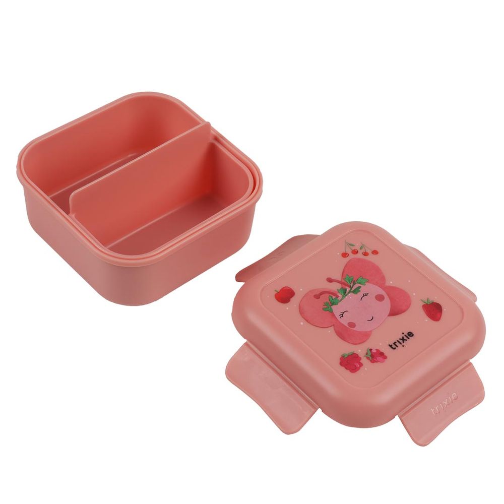 Trixie - Kids Snack Box With Clips - Fruit Fairy Mrs. Butterfly