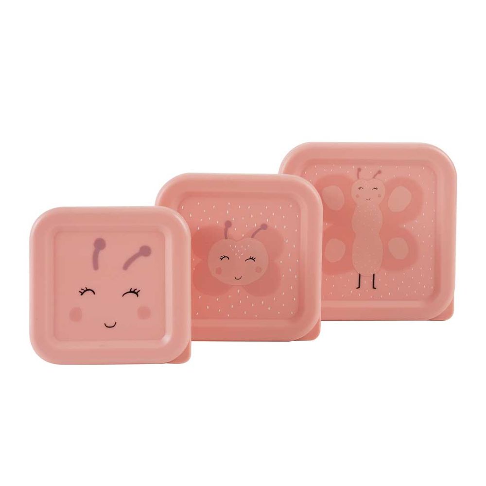 Trixie - Kids Nesting Snack Box Set - Mrs. Butterfly - 3 Pcs