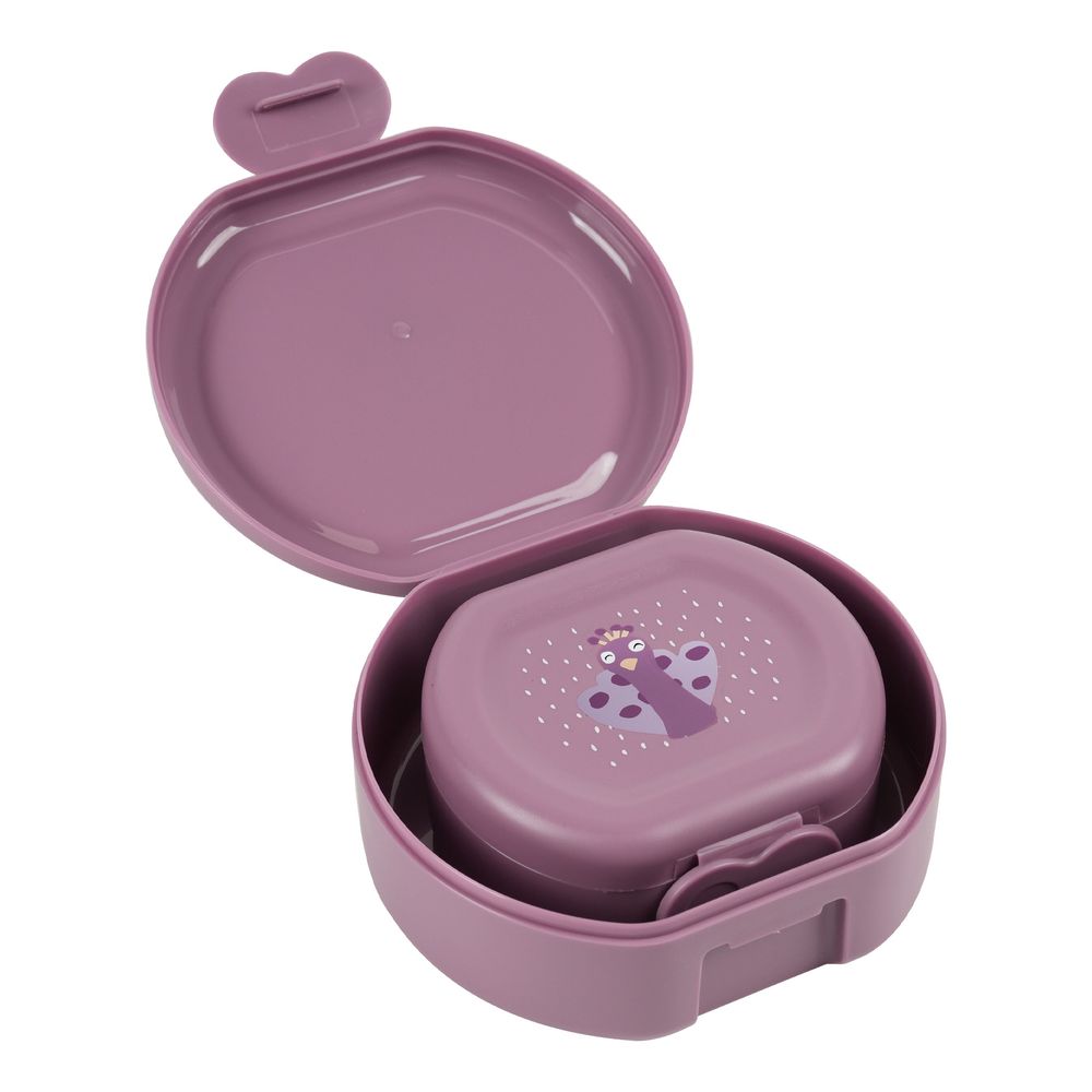 Trixie - Kids Snack Box With Clip Set - Mrs. Peacock - 2 Pcs