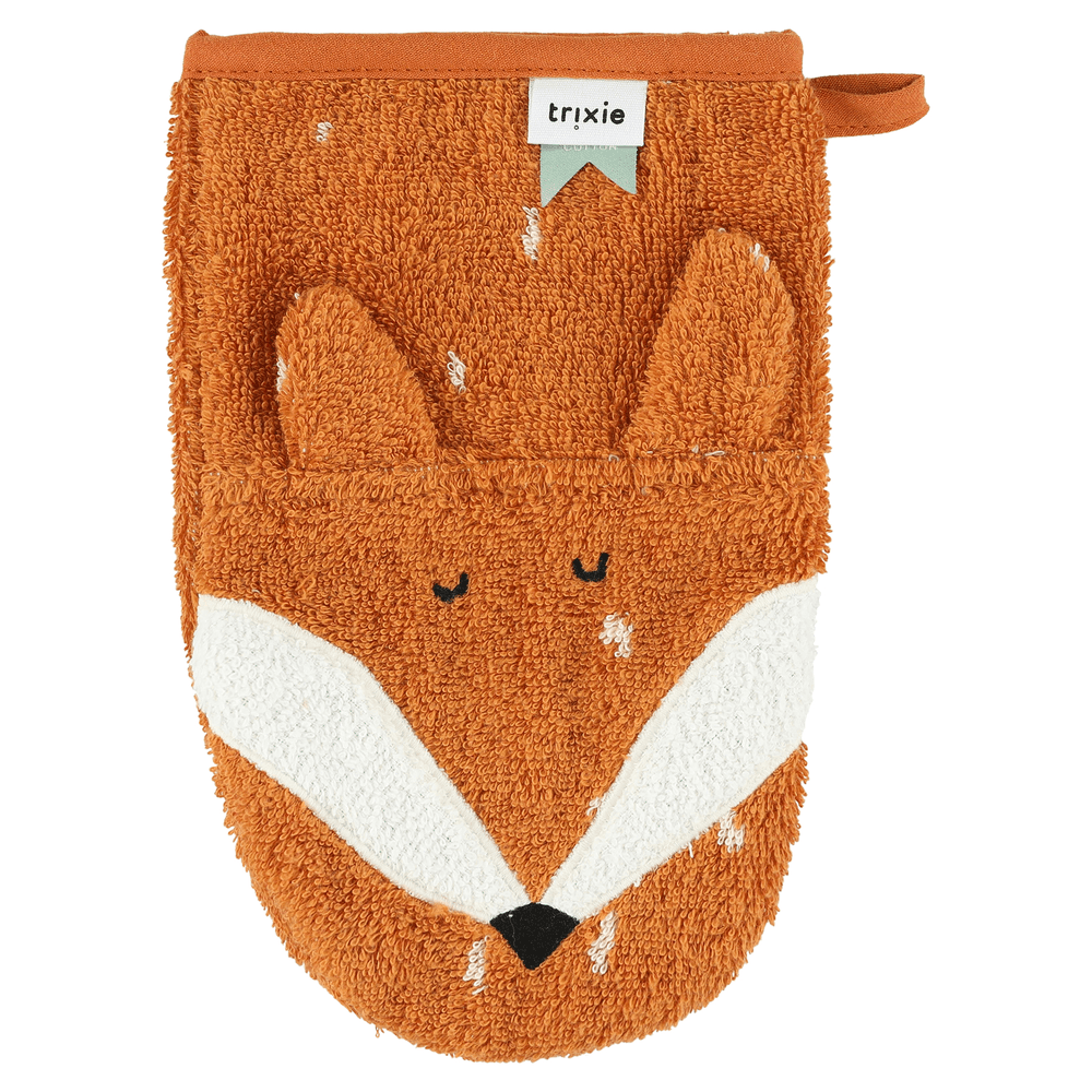 Trixie - Baby Washcloth Set - Mr. Lion/Mr. Fox - 2 Pcs
