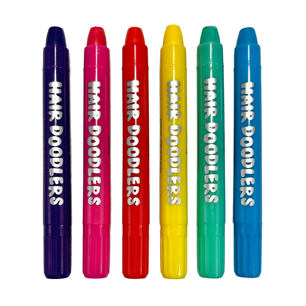 Ooly - Hair Doodlers Crayon Set - Multicolor - 6 Pcs