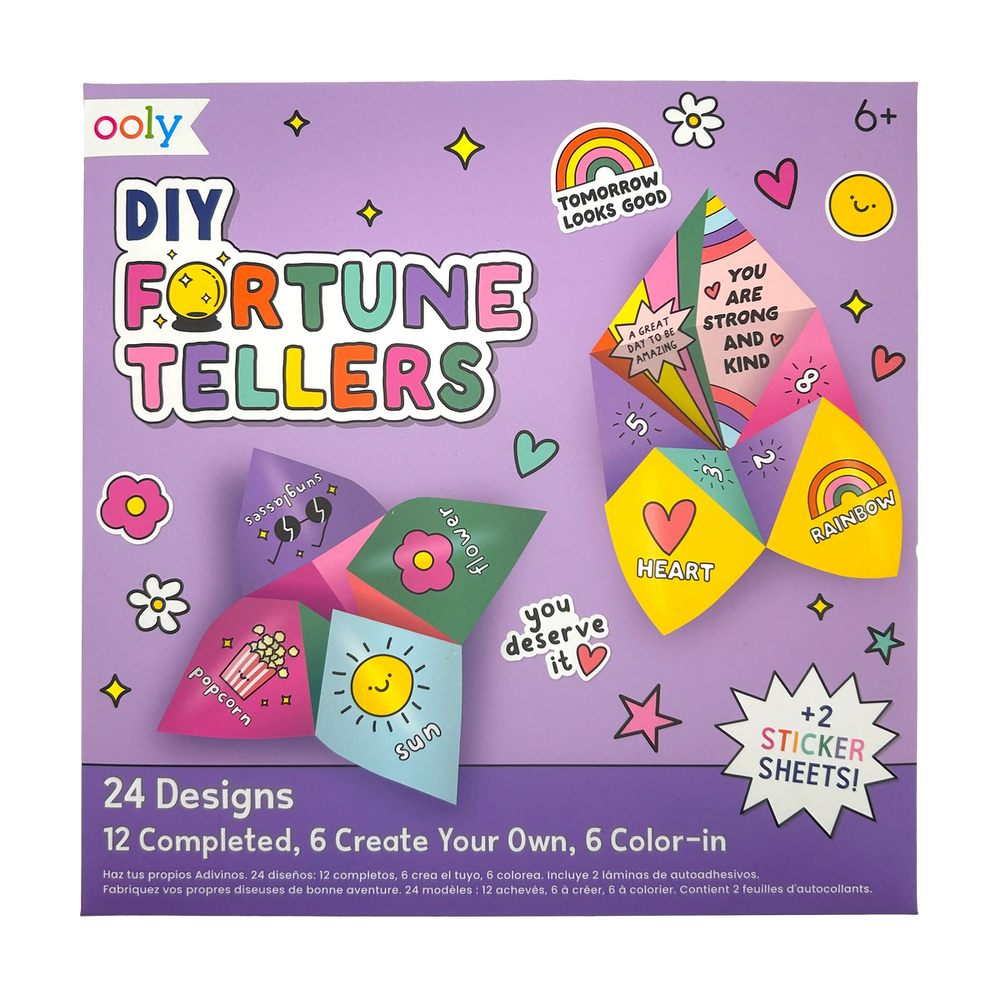 Ooly - DIY Fortune Tellers Craft Kit - Multicolor - 26 Pcs