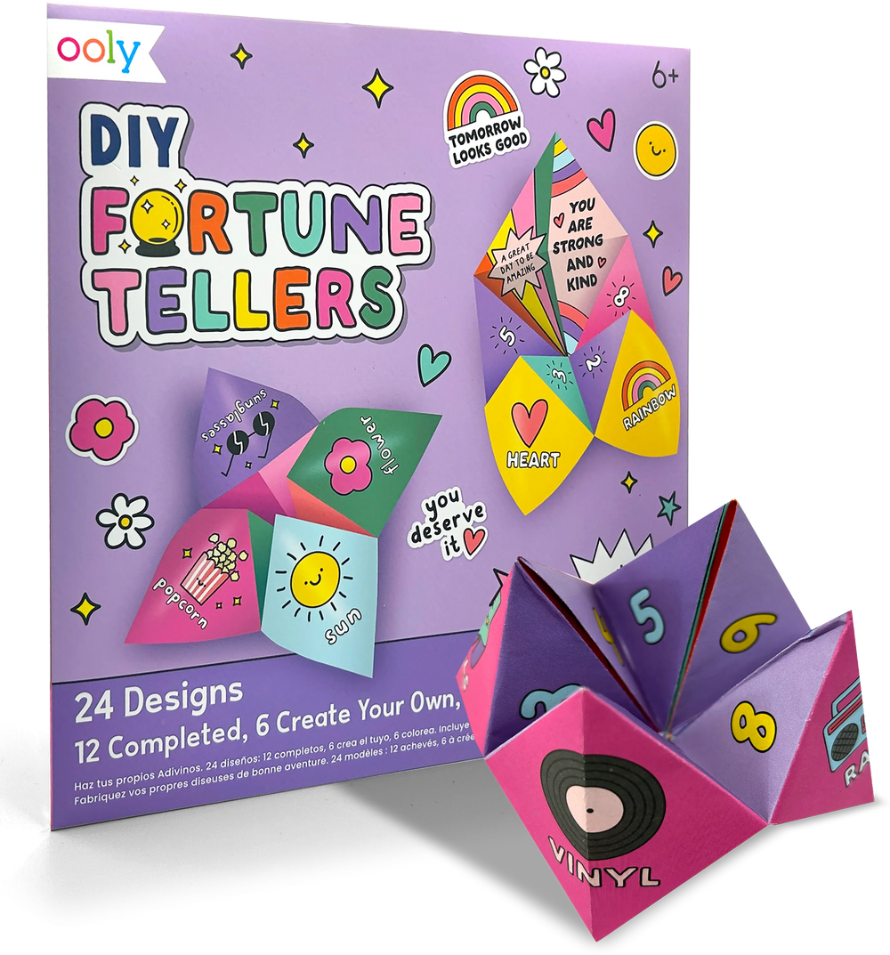 Ooly - DIY Fortune Tellers Craft Kit - Multicolor - 26 Pcs