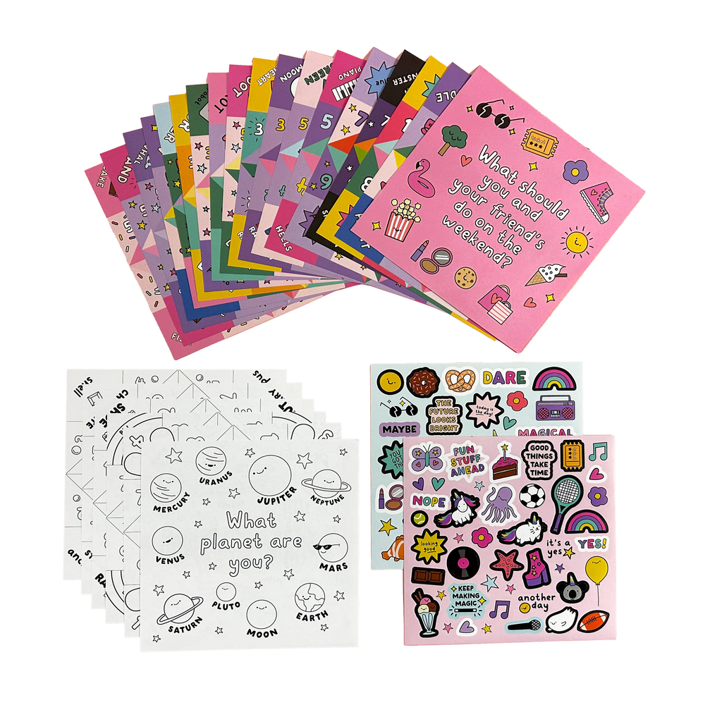 Ooly - DIY Fortune Tellers Craft Kit - Multicolor - 26 Pcs
