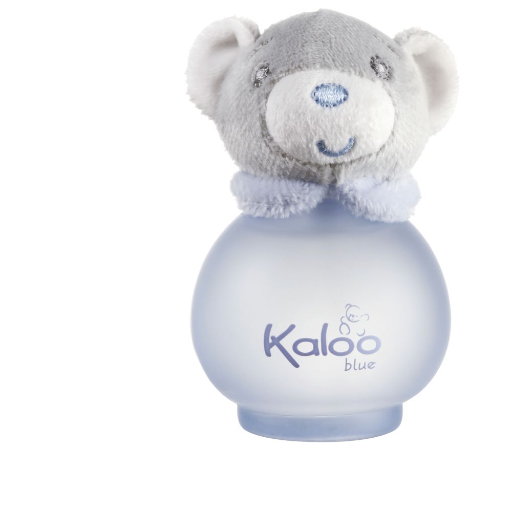 Kaloo - Alcohol-Free Baby Perfume - 95 ml With Bear Plush Toy Gift Set - Blue