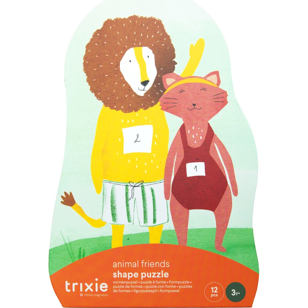 Trixie - Shape Puzzle - Animal Friends - 12 Pc Set
