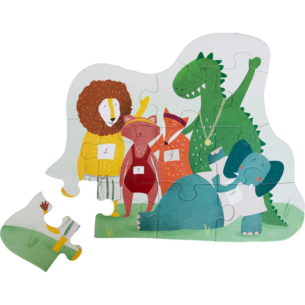 Trixie - Shape Puzzle - Animal Friends - 12 Pc Set