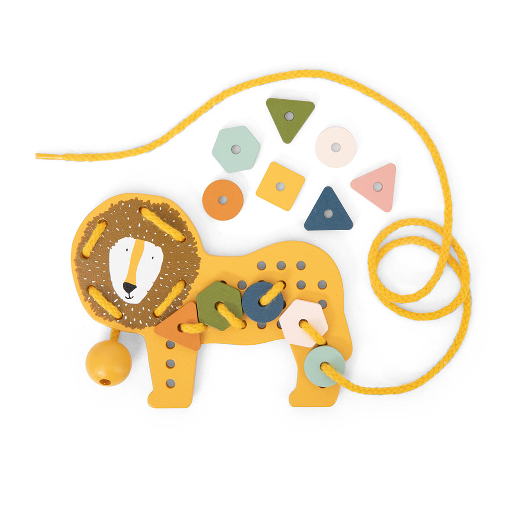 Trixie Wooden Animal Lacing Game