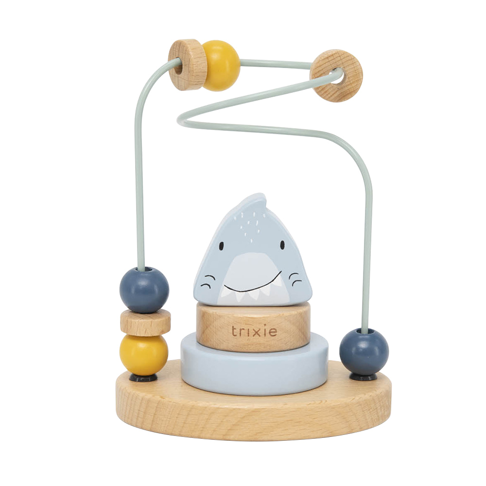 Trixie Wooden Beads Maze - Mr. Shark