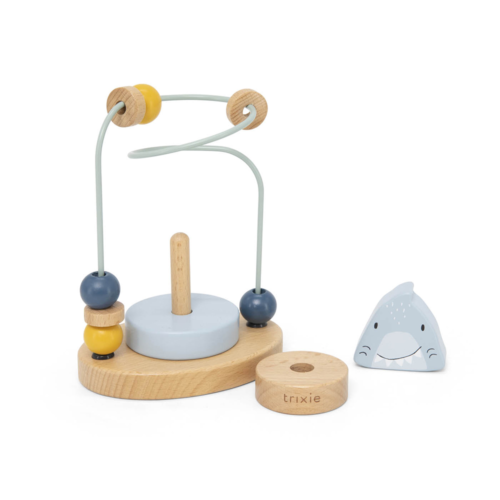 Trixie Wooden Beads Maze - Mr. Shark