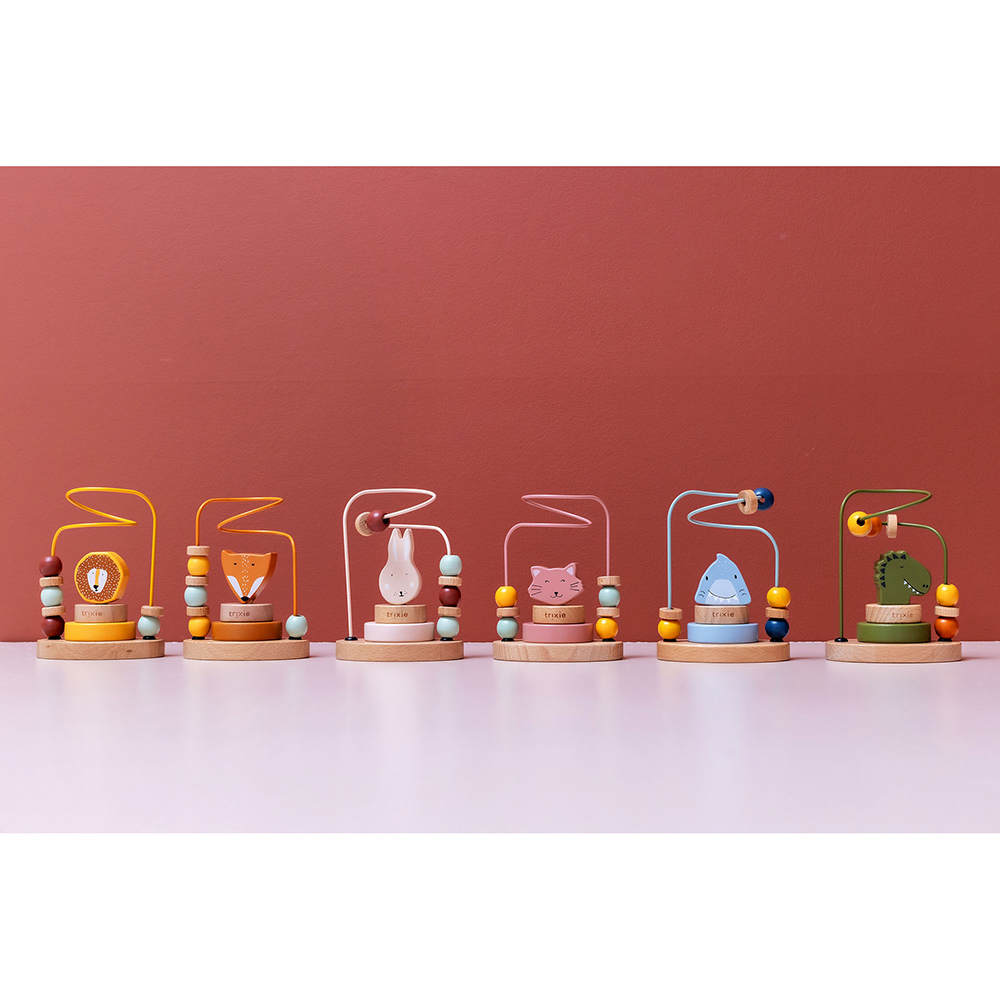 Trixie Wooden Beads Maze - Mr. Shark