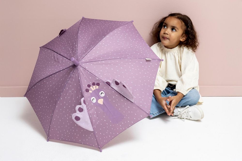 Trixie - Mrs. Peacock Umbrella - Purple