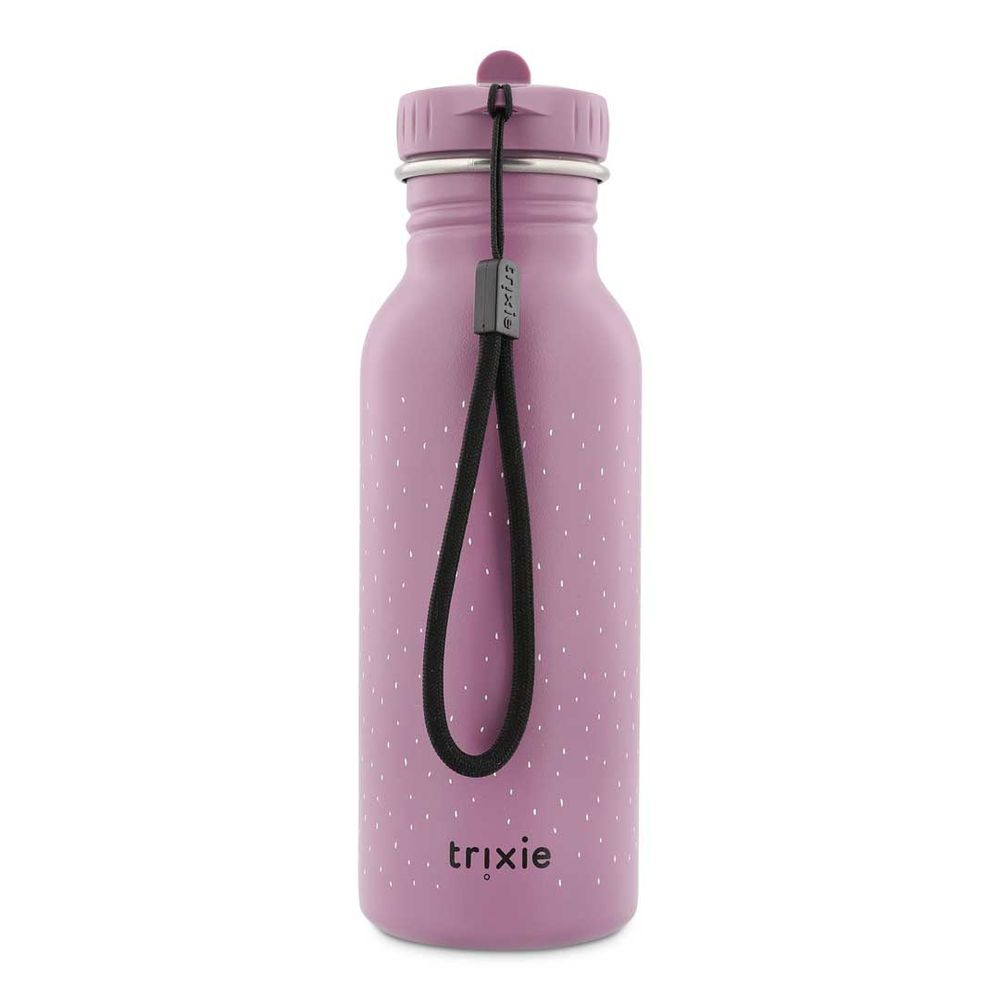 Trixie - Kids Stainless Steel Water Bottle - Mrs. Peacock - 500 ml