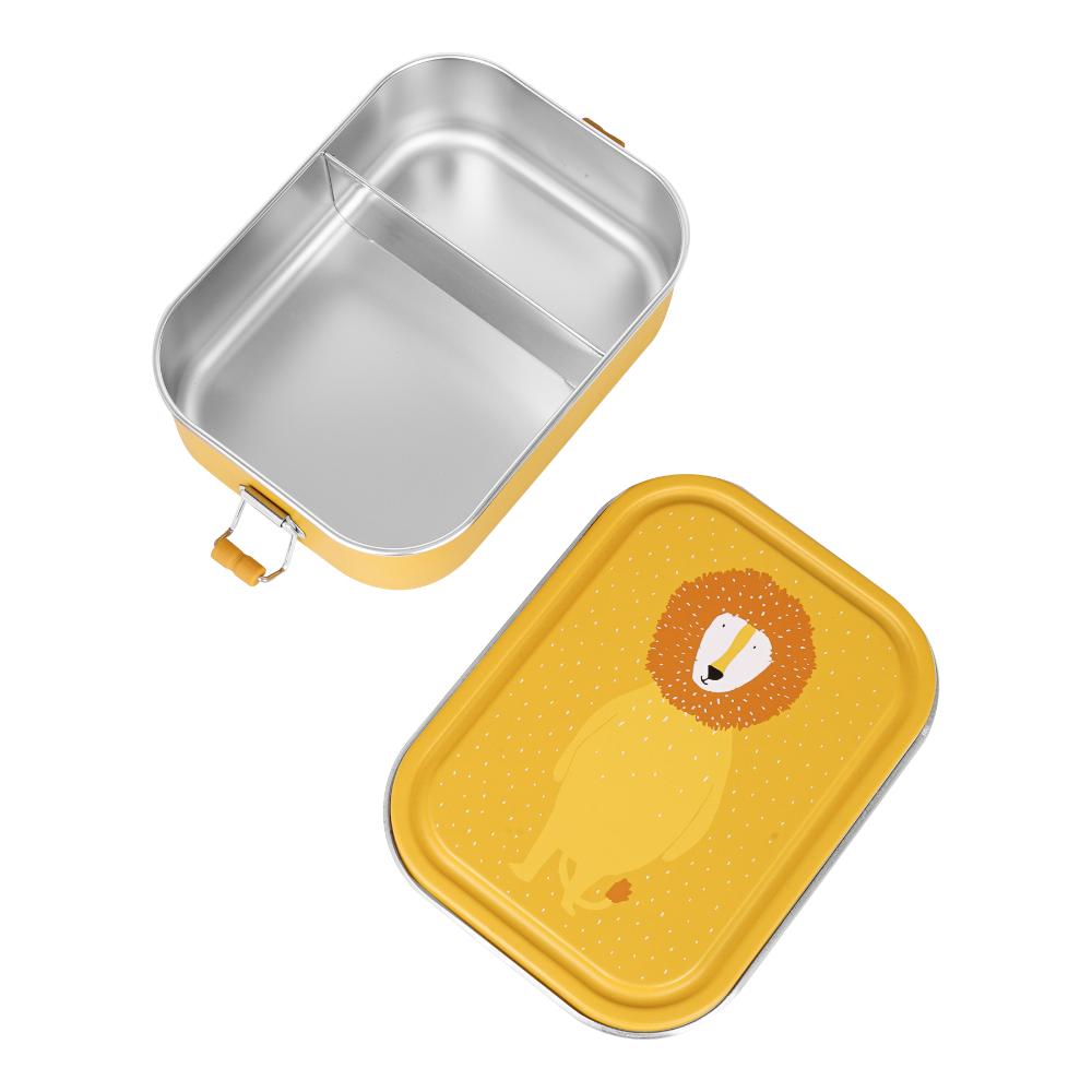 Trixie - Stainless Steel Lunch Box Large - 2 - Compartment - Mr. Lion