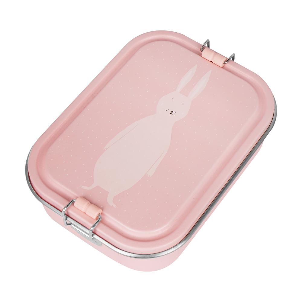 Trixie - Stainless Steel Lunch Box Large - 2 - Compartment - Mrs. Rabbit