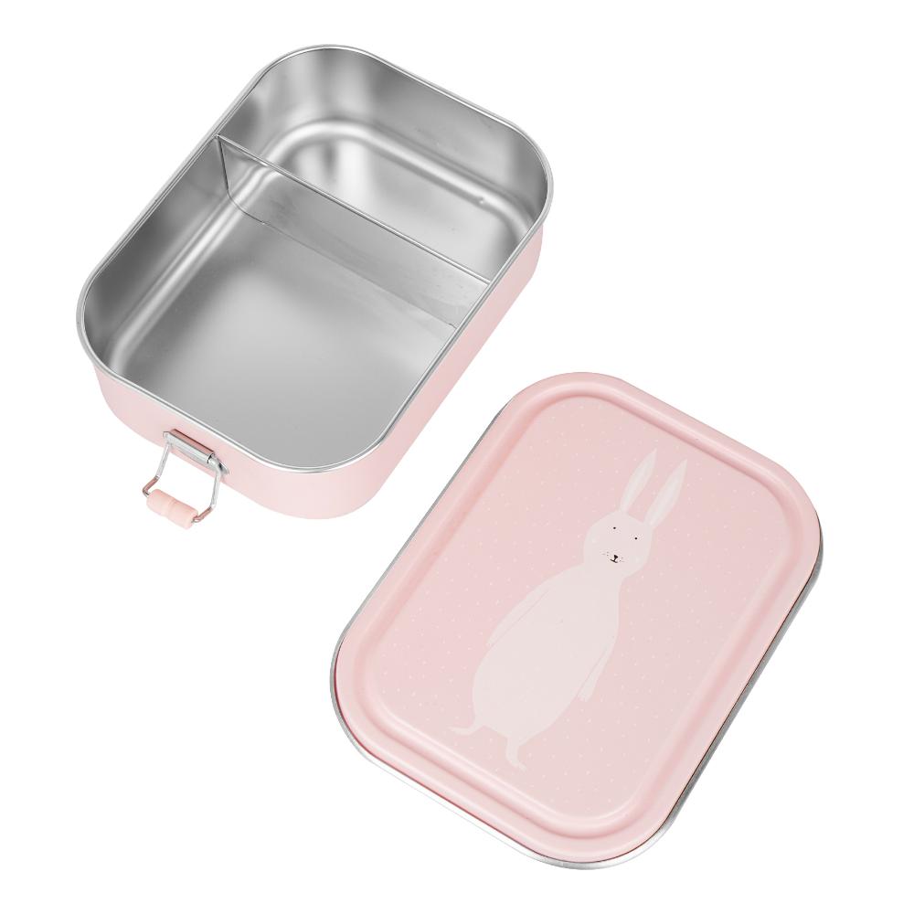 Trixie - Stainless Steel Lunch Box Large - 2 - Compartment - Mrs. Rabbit