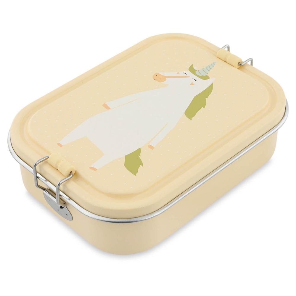 Trixie - Stainless Steel Lunch Box Large - 2 - Compartment - Mrs. Unicorn
