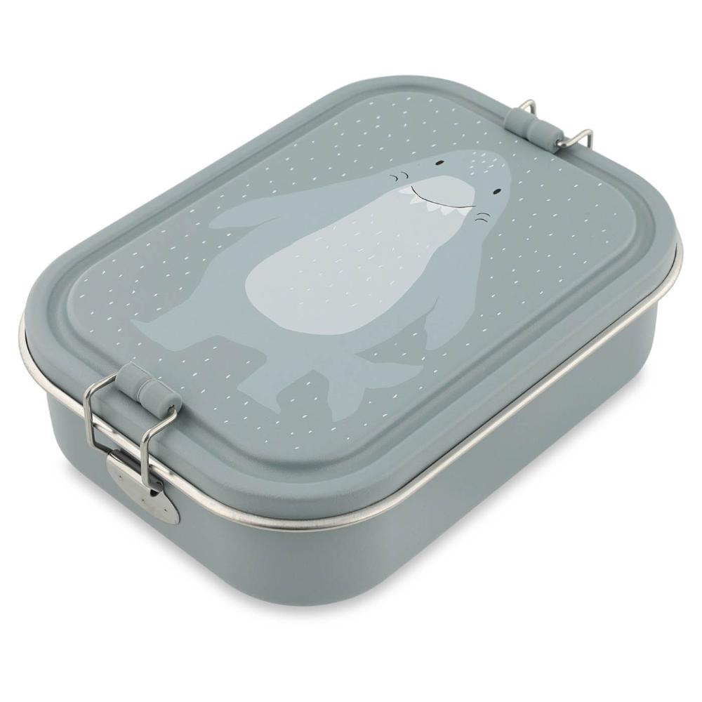 Trixie - Stainless Steel Lunch Box Large - 2 - Compartment - Mr. Shark