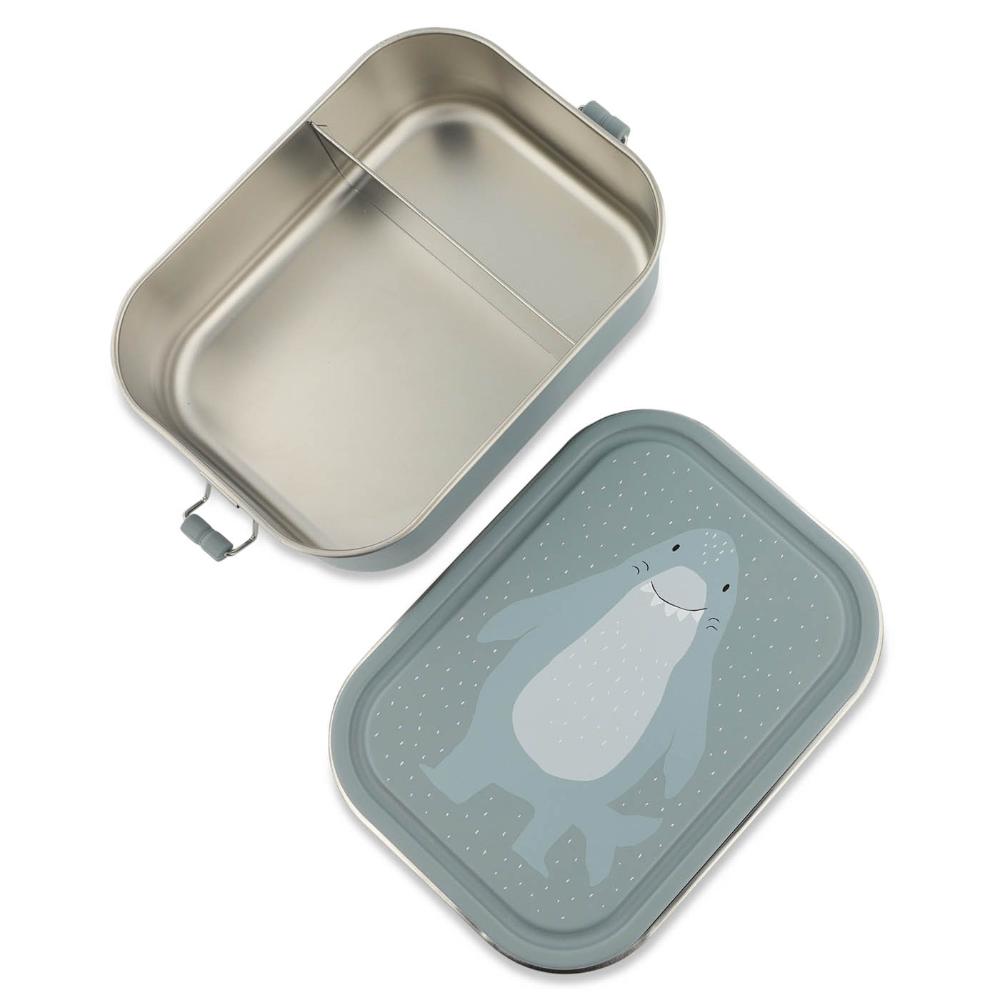 Trixie - Stainless Steel Lunch Box Large - 2 - Compartment - Mr. Shark