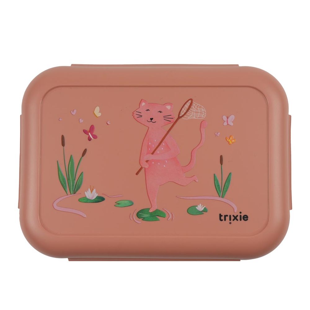 Trixie - 2 Compartment Lunch Box With Clips - Pathfinder Mrs. Cat