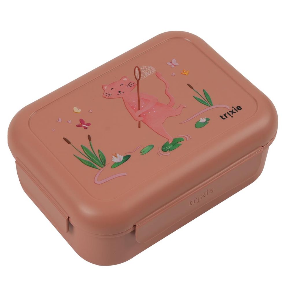 Trixie - 2 Compartment Lunch Box With Clips - Pathfinder Mrs. Cat