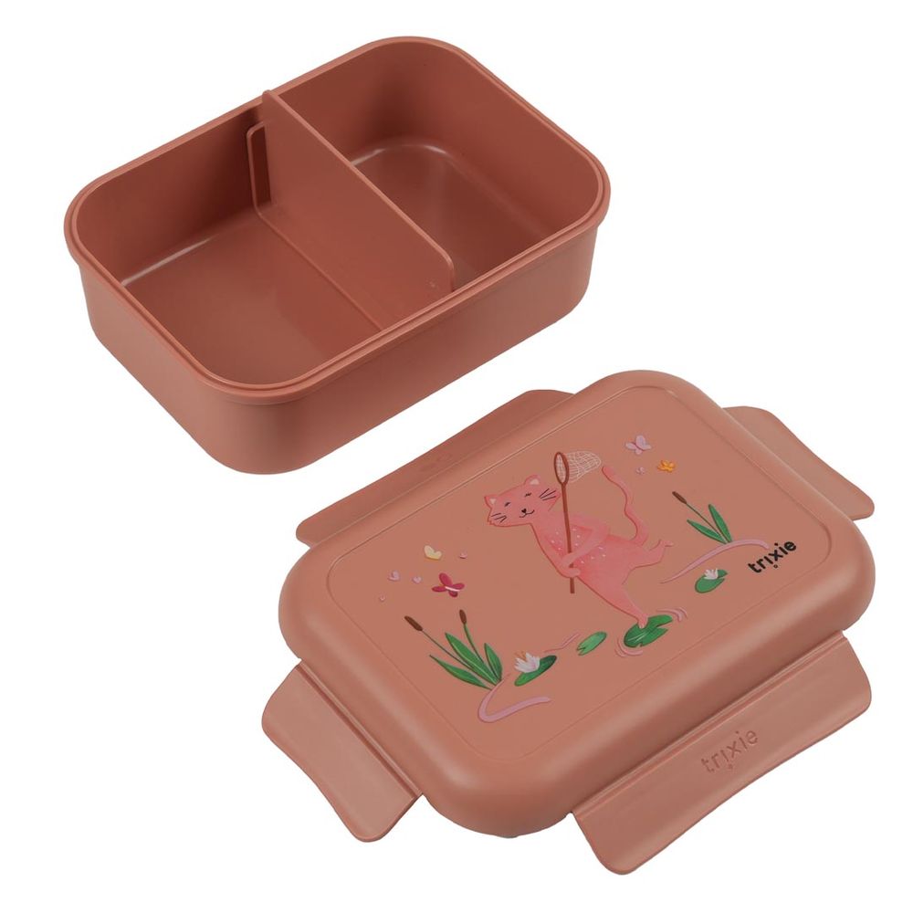 Trixie - 2 Compartment Lunch Box With Clips - Pathfinder Mrs. Cat