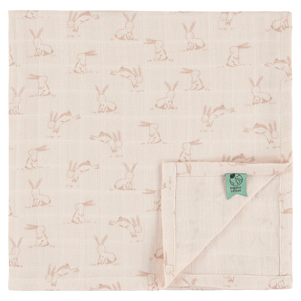 Trixie - Rosy Rabbit & Trixie Print Muslin Cloths - Pack of 3