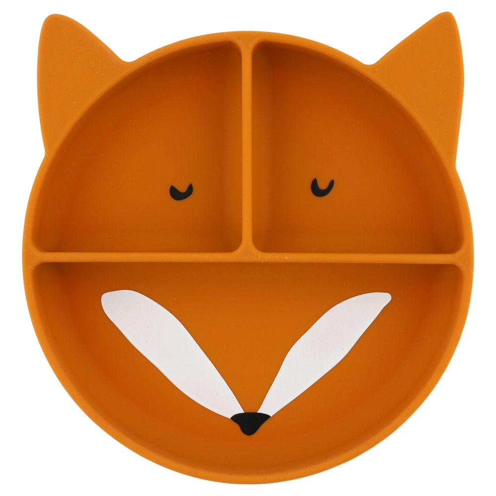 Trixie Silicone Divided Plate WithSuction - Mr. Fox