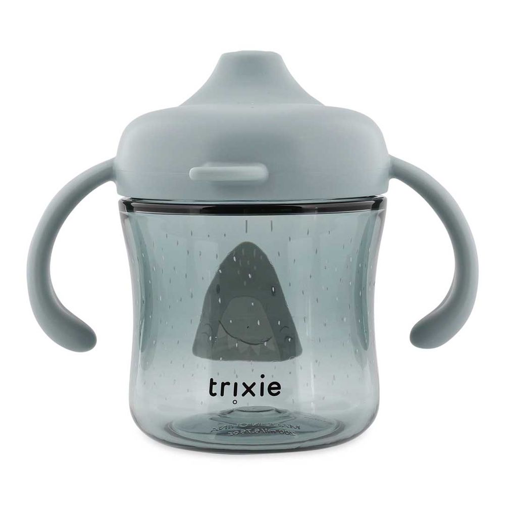 Trixie - Sippy Cup With Handle - Mr. Shark - 200 ml