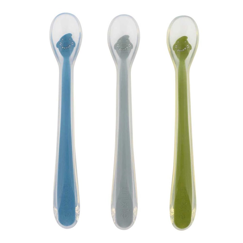 Trixie - Feeding Spoon Set - Mr. Shark - 3 Pcs