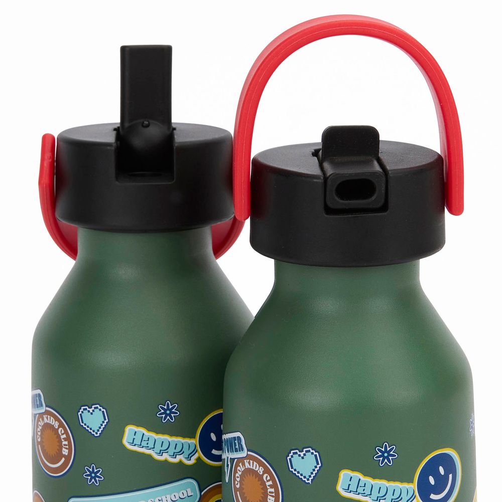 Hello Hossy - Stainless Steel Water Bottle - Smiley - 350ml