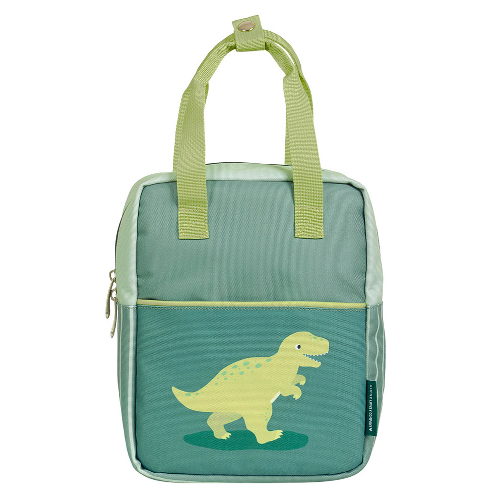 A Little Lovely Company - Kids Little Square Backpack - Dinosaur - 10.2-Inch