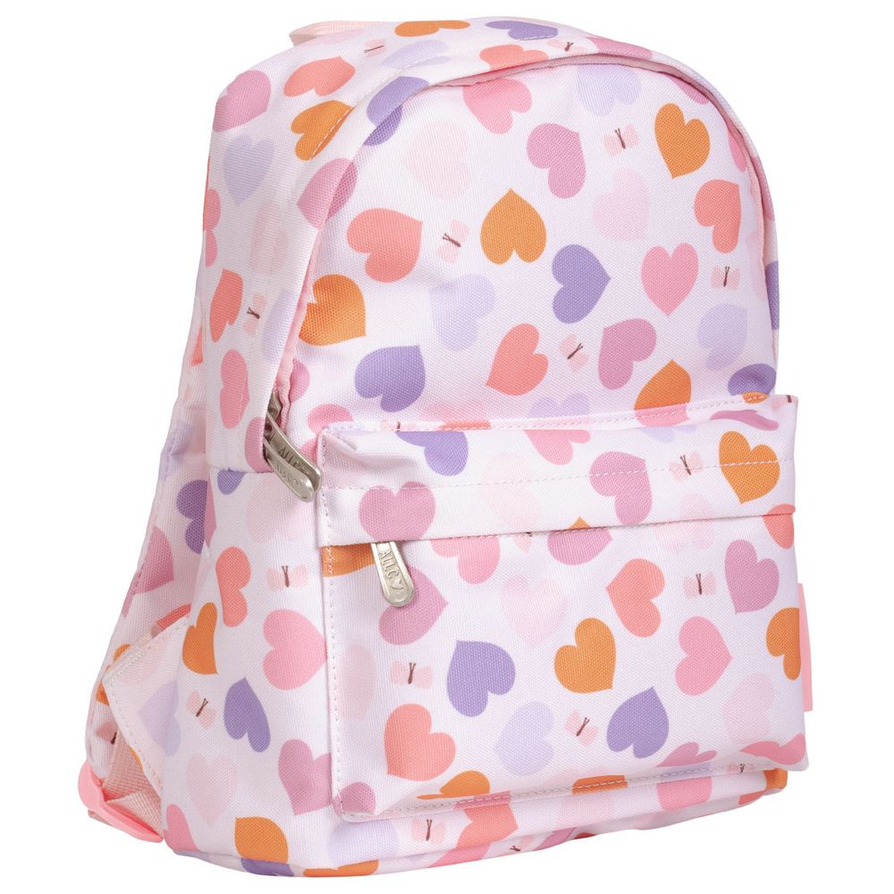 A Little Lovely Company - Kids Little Backpack - Hearts - 11.8-Inch