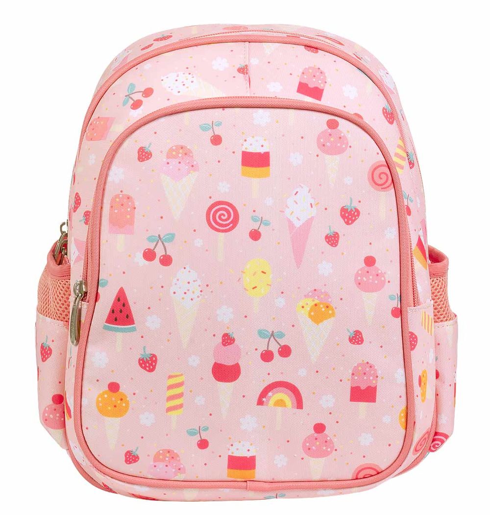 A Little Lovely Company - Kids Backpack - Ice Cream - 12.5-Inch/32cm