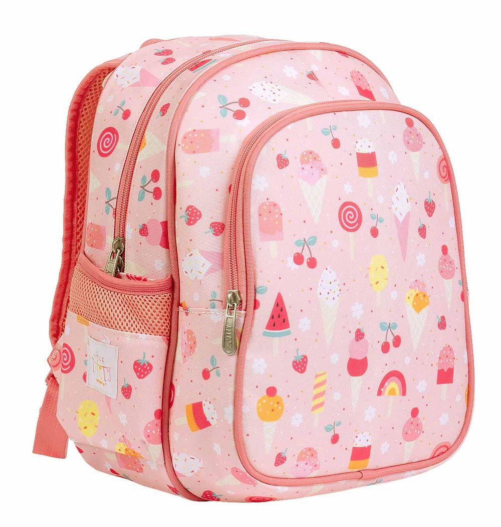 A Little Lovely Company - Kids Backpack - Ice Cream - 12.5-Inch/32cm