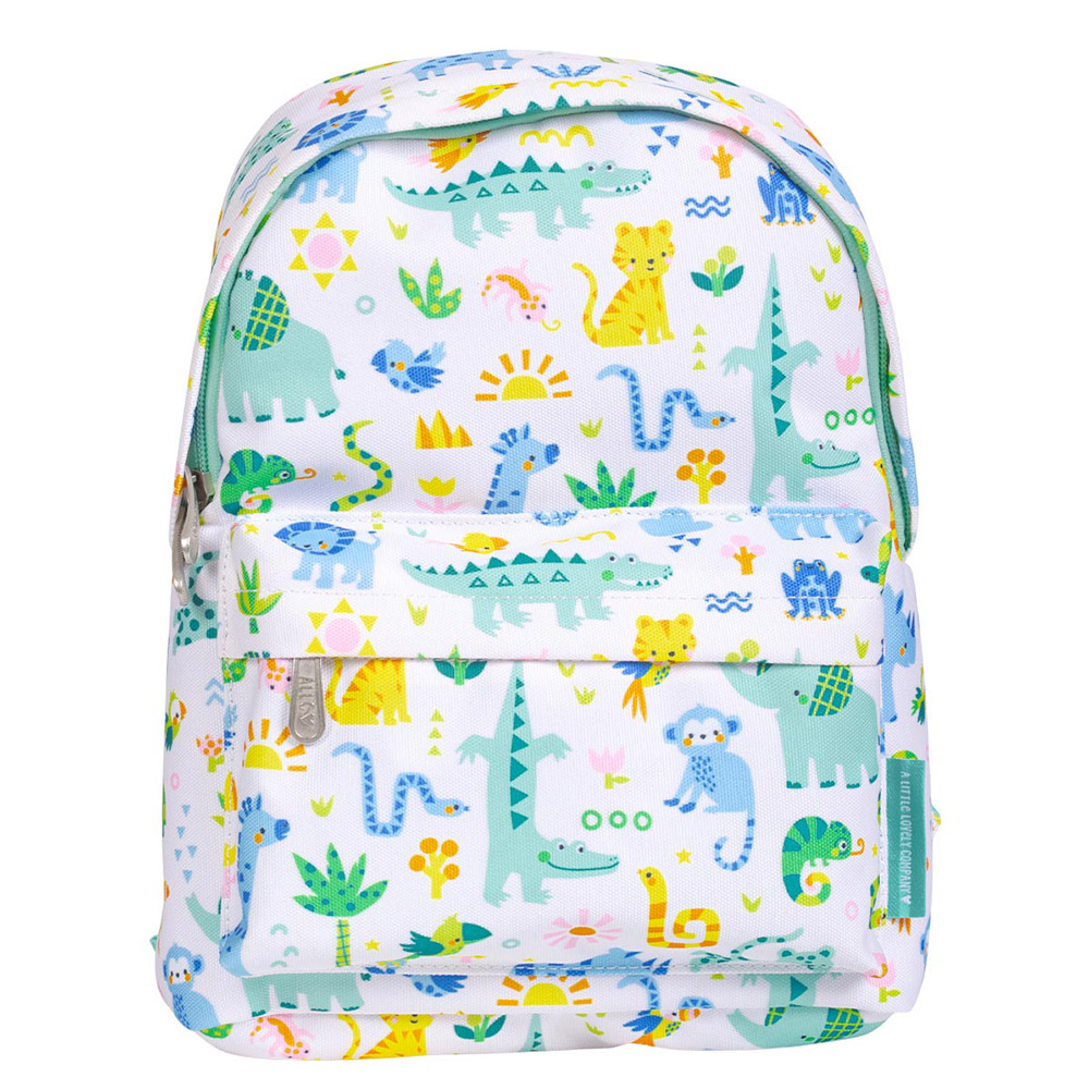 A Little Lovely Company - Kids Little Backpack - Jungle - 11.8-Inch
