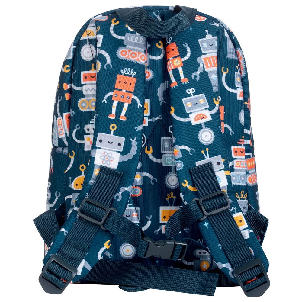 A Little Lovely Company - Kids Little Backpack - Robots - 11.8-Inch