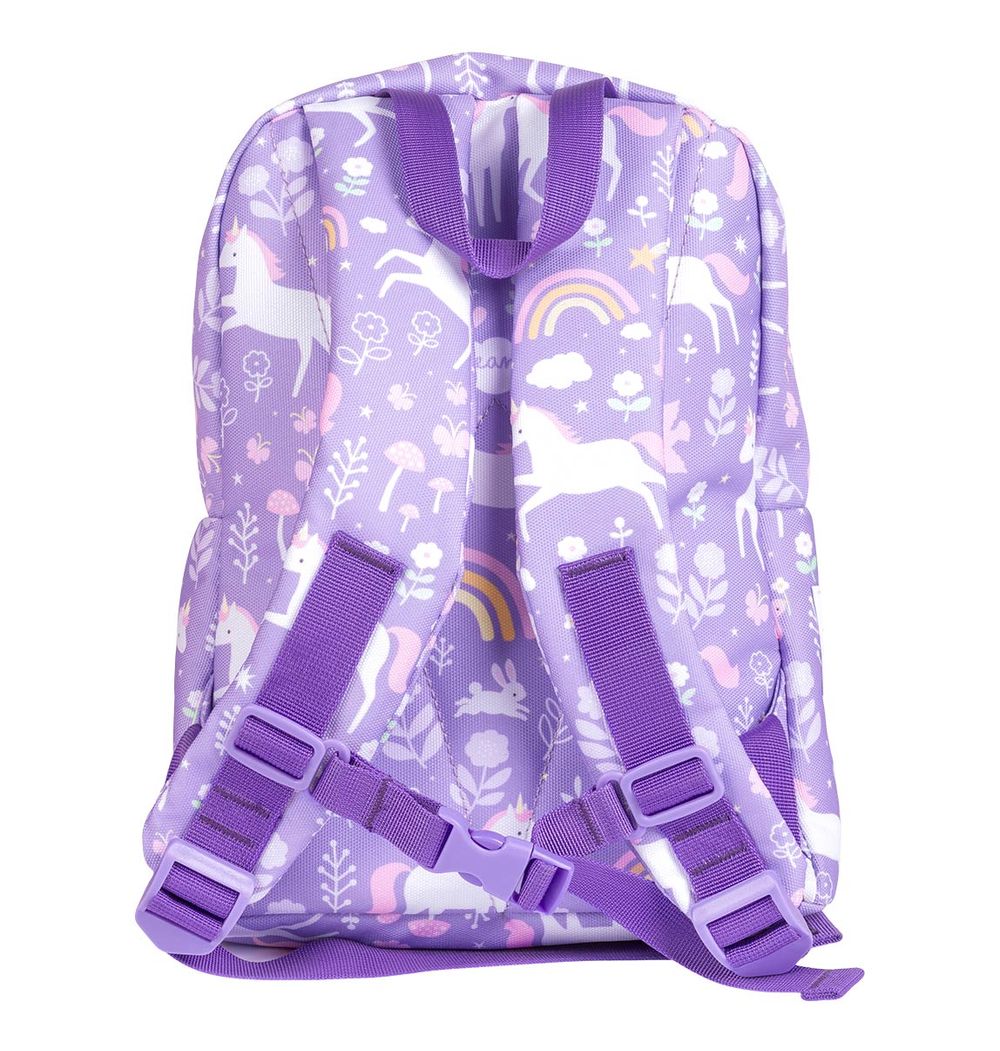 A Little Lovely Company - Little Backpack - Unicorn Dreams - 11.8-Inch/30cm