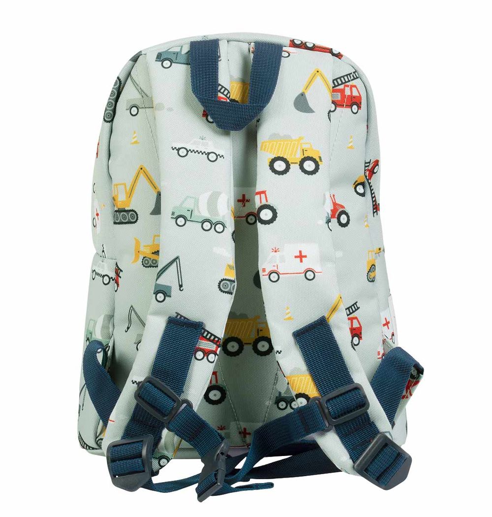 A Little Lovely Company - Little Backpack - Vehicles - 11.8-Inch/30cm