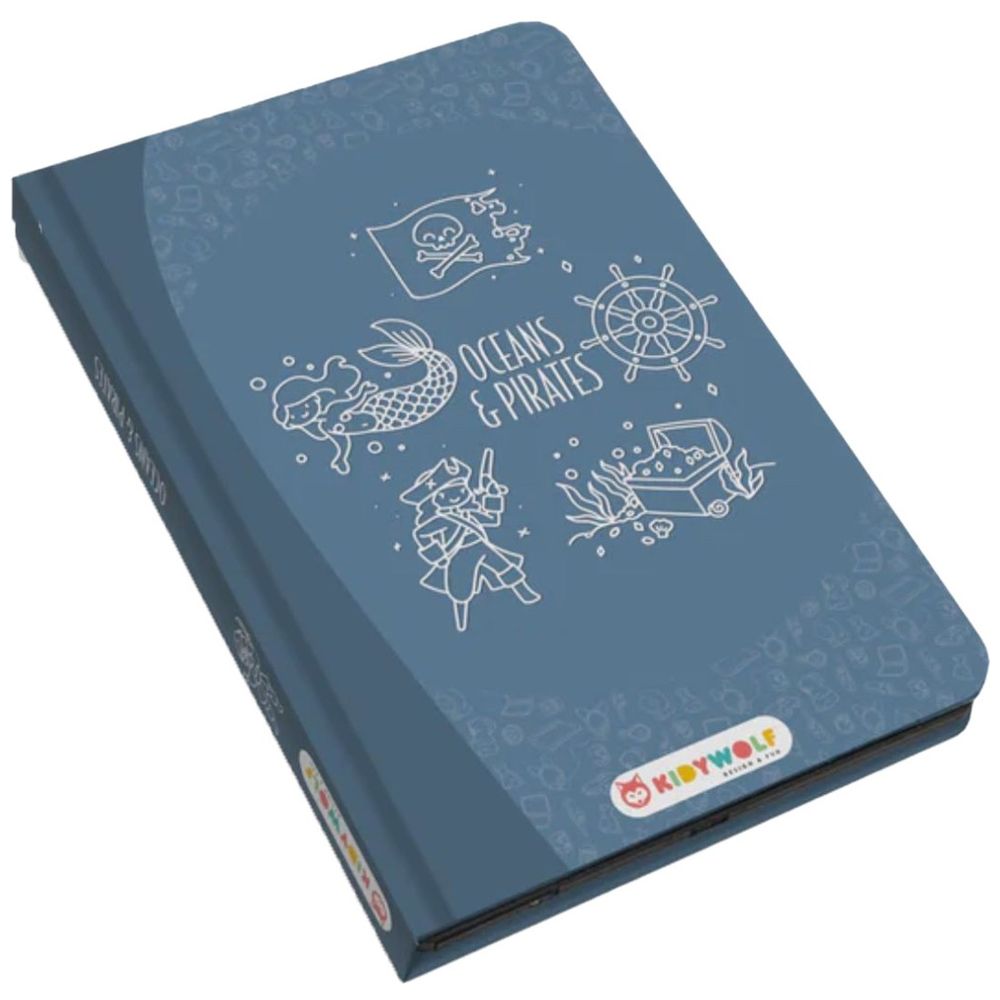Kidywolf - Kidydraw Mini LCD Tracing Book - Oceans And Pirates