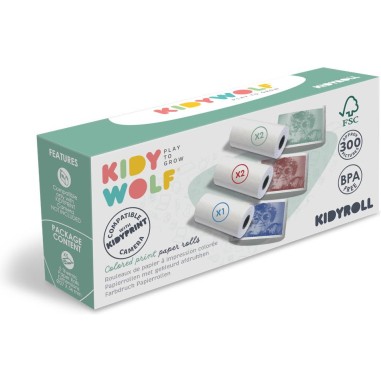 Kidyroll - Thermal Colored Photo Paper - White