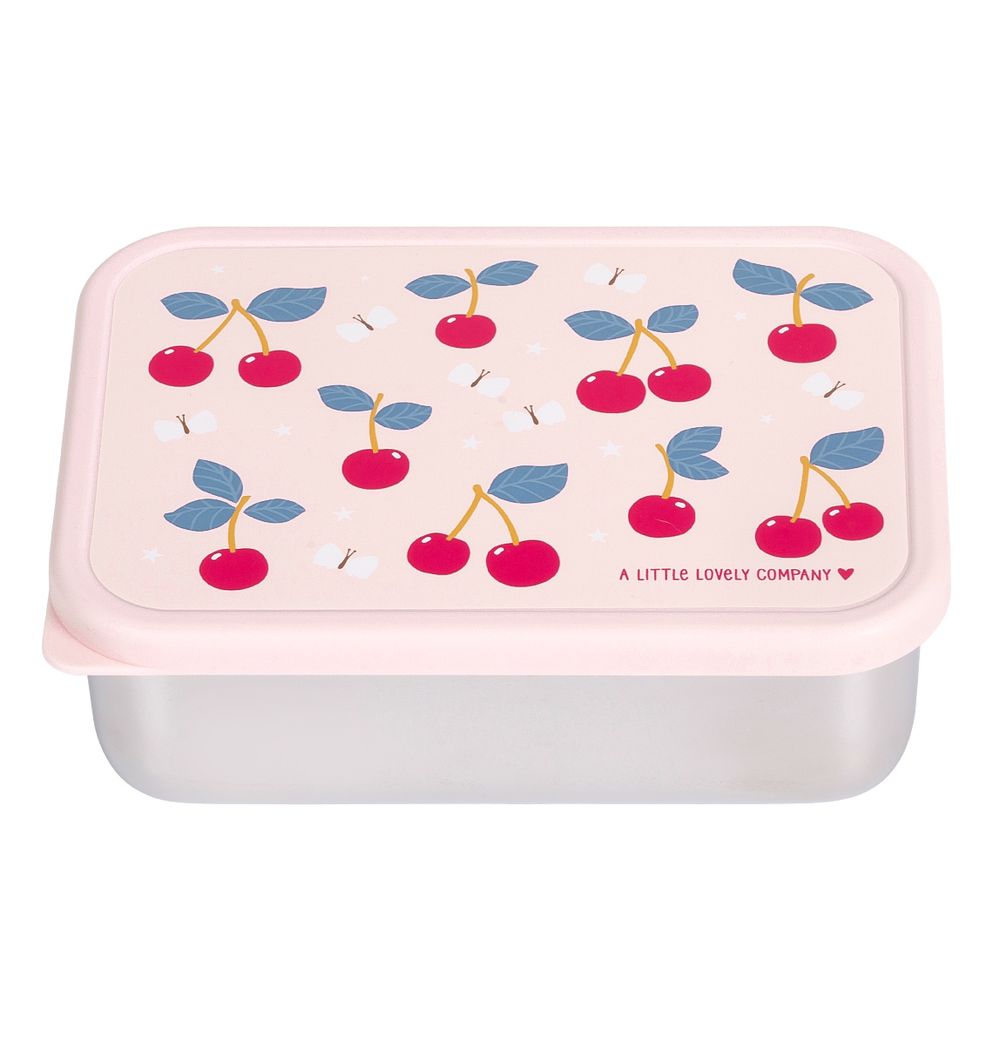 A Little Lovely Company - Stainless Steel Lunch Box - Cherries